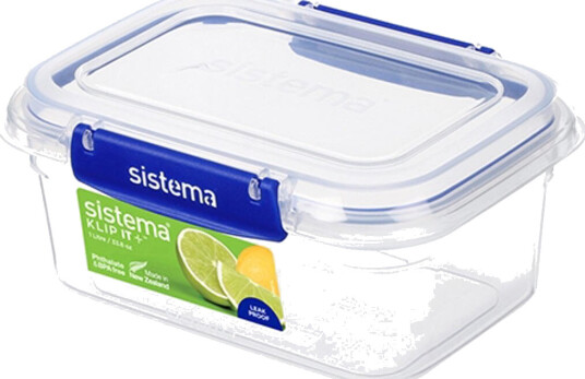 Sistema Oppbevaringboks Klip It + Rectangle 1 L - 1 Liter
