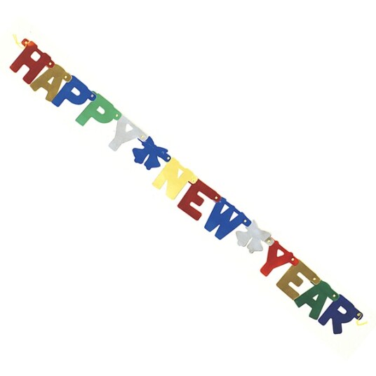 Unique Bokstavgirlander 'New Year'