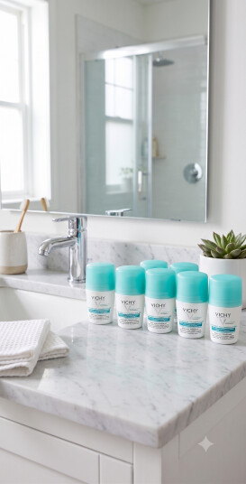 Vichy Anti-Trace 48h antiperspirant 50 ml 7 stykker Vichy Anti-Trace 48h antiperspirant 50 ml 7 stykker