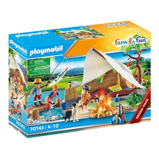Playmobil Family Fun Familie På Campingtur 70743