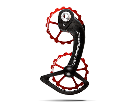 CeramicSpeed Keramiske Oversized Trinsehjul Rød Shimano CeramicSpeed Keramiske Oversized Trinsehjul Rød Shimano