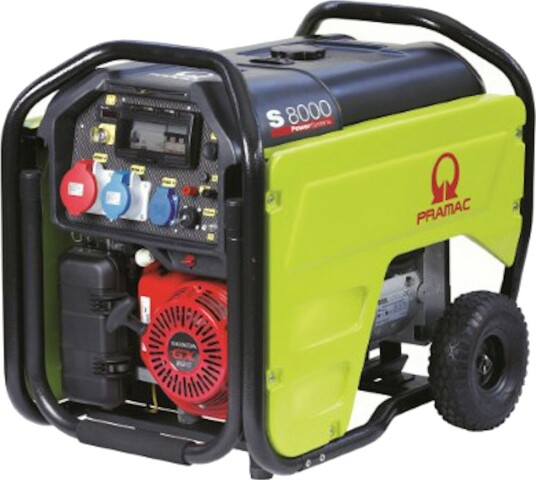 Strømaggregat Pramac S8000 THEPI 3-fas Bensin
