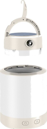 Spectrum Lumina Campo bærbar campinglampe med solceller RGB+CCT powerbank oppladbar dimbar Kulør : RGB + CCT Varm til Kald Hvit