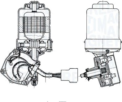 Visker motor MAGNETI MARELLI 064355601010