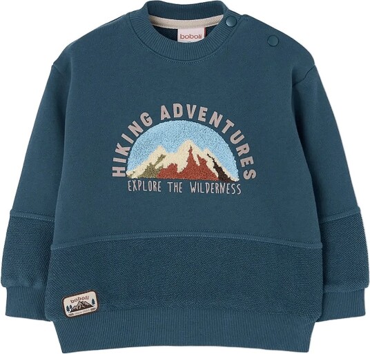 Boboli Fleece Sweatshirt For Boy  Bci   Green   92