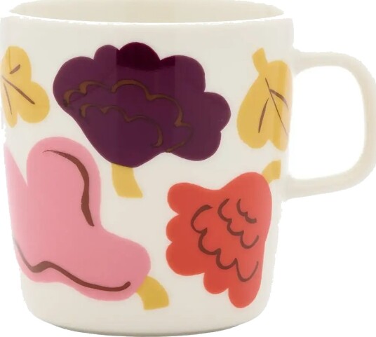 Marimekko Home Kukasta Kukkaan Mug 4Dl   White   9.5X 10CM