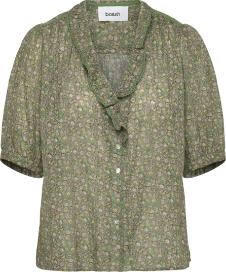 ba&sh Chemise Physalys Green 40 ba&sh Chemise Physalys Green 40