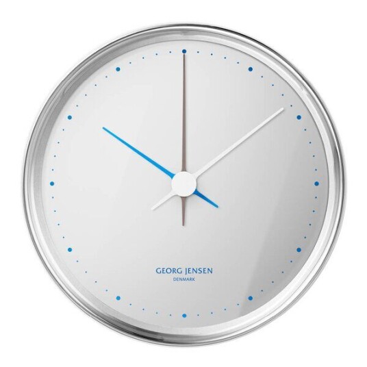 Georg Jensen   Henning Koppel veggklokke 10 cm stål