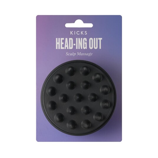 Head Ing Out Scalp Massage Brush Black Head Ing Out Scalp Massage Brush Black