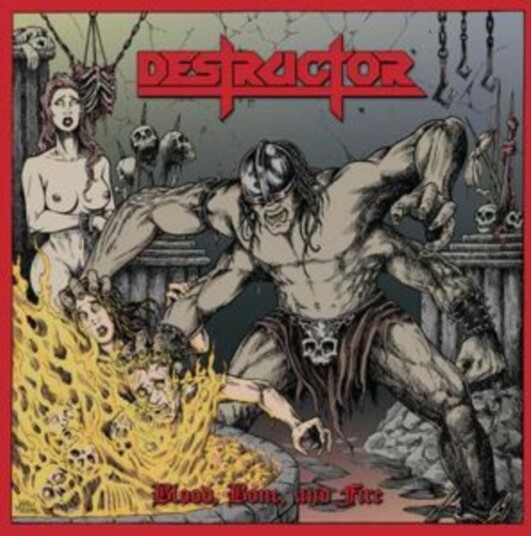 Destructor Blood Bone And Fire Uk Vinyl