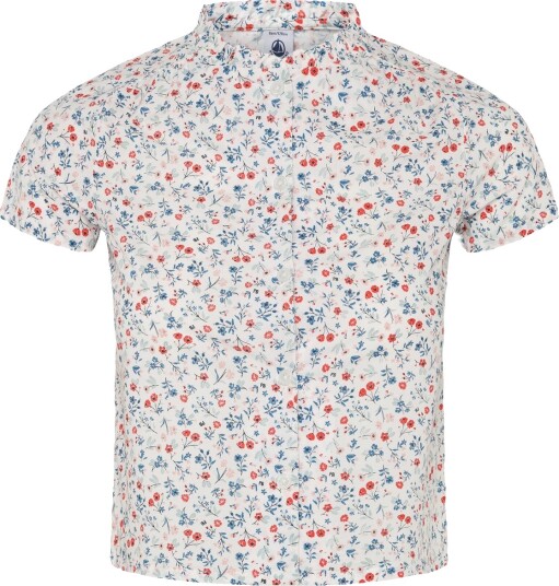 Petit Bateau Sf Blouses Mc Cream 116