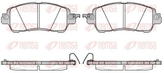 Bremseklosser REMSA 1656.04 Bremseklosser REMSA 1656.04