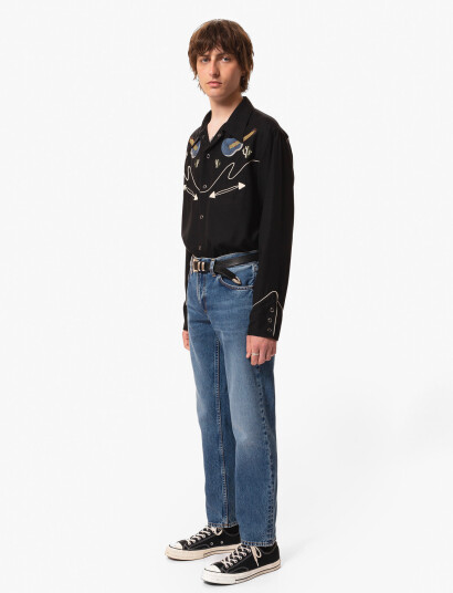 Nudie Jeans Gritty Jackson Day Dreamer - Blue - 30 x 32