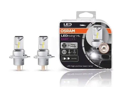 Osram LED kit LEDriving Easy. H4 /H19. Plug and Play. Kvalitetsvare. Enkel montering.