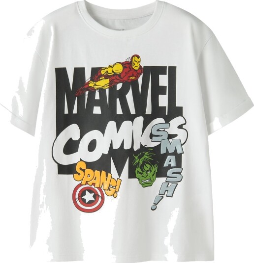 Name It T skjorte Marvel NkmAlfi Bright White Name It 6 år (116) T skjorte Hvit