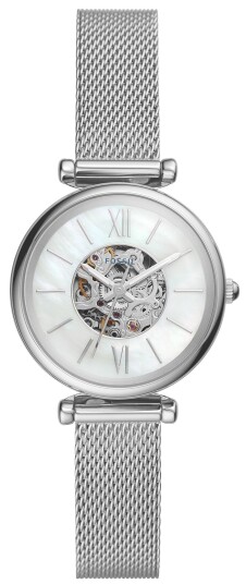 Fossil Dameklokke ME3189 Carlie Mini Hvit/Stål Ø28 mm Fossil Dameklokke ME3189 Carlie Mini Hvit/Stål Ø28 mm