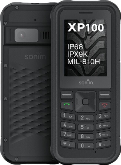 Sonim XP100 4G Mobiltelefon med Dobbel SIM 2 MP Sort