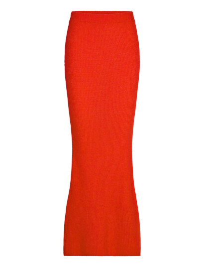 Dante6 Dante6-Suzy Knitted Long Skirt - Red - XS