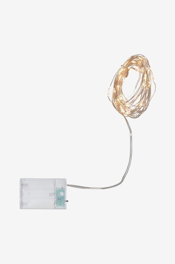 Star Trading   Lyskjede Dew Drops 4 m 40 LED   Sølv