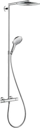 Brusesystem Raindance S Showerpipe Krom