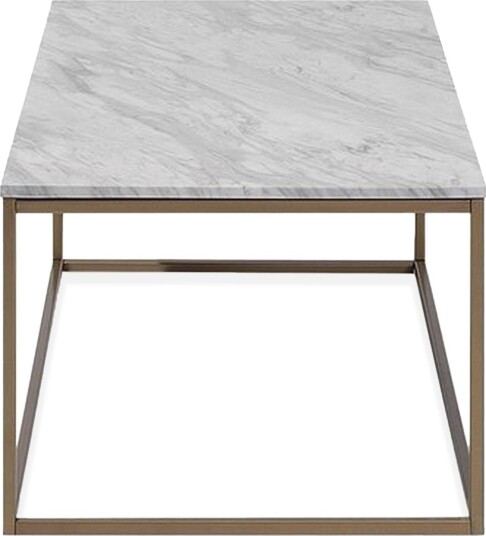 Delano Sofabord 100 cm - Hvit
