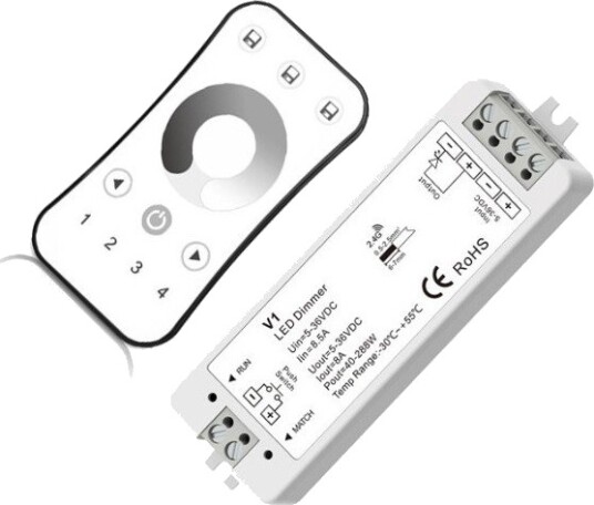 Ledlife LEDlife rWave kontroller med fjernkontroll   12V 96W 24V 192W