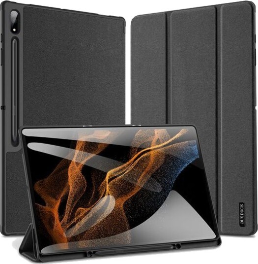 Dux Ducis Domo Samsung Galaxy Tab S8 Ultra Tri Fold Folio etui Svart
