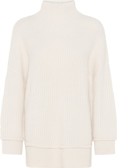 Topshop Tsrosa Ls High Neck Jumper Knt IVORY CREAM S Topshop Tsrosa Ls High Neck Jumper Knt IVORY CREAM S