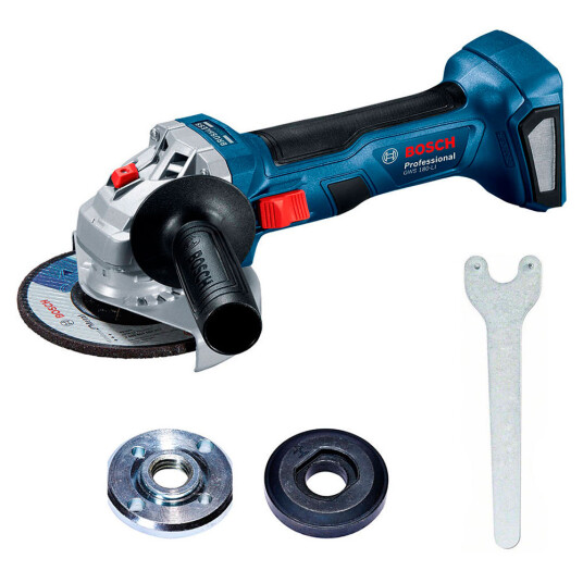 Bosch Professional GWS 180 LI Batteridrevet Vinkelsliper Uten Batteri 18v