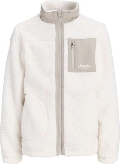 Jack & Jones Jjesoho Teddy Jacket Aw26 Sn Jnr   Cream   152