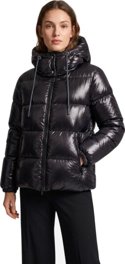 Herno Woven jacket IT 42 sort dame Herno Woven jacket IT 42 sort dame
