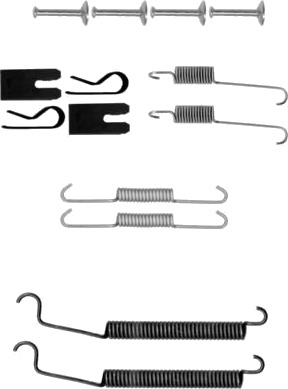 Tilbehørsett, bremsesko TEXTAR 97037400