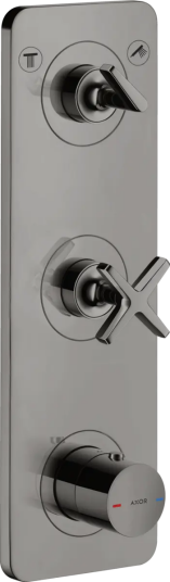 Axor Citterio E Termostat med 2 utløp For innbygging Polert Sort Krom Axor Citterio E Termostat med 2 utløp For innbygging Polert Sort Krom