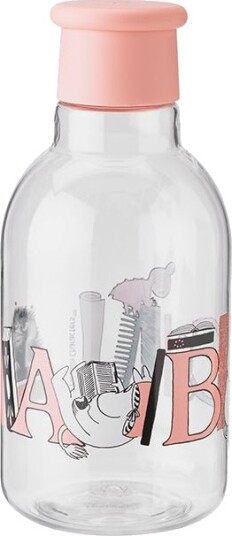 Rig-Tig - Moomin ABC DRINK-IT vannflaske 0,5L salmon Rig-Tig - Moomin ABC DRINK-IT vannflaske 0,5L salmon