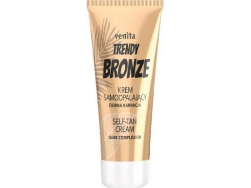 Venita Trendy Bronze Self Tanning Cream Dark Complexion 75 Ml