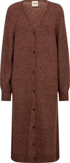 MOS MOSH Mmthora Longline Cardigan DOWNTOWN BROWN S