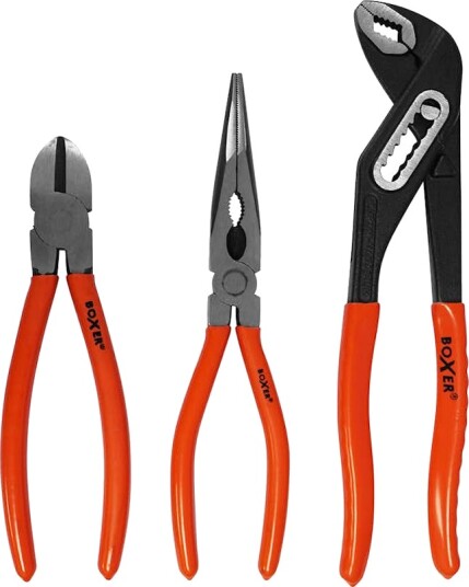 Boxer 3-delt Tangsett med Spisstang og Vannpumpetang Boxer 3-delt Tangsett med Spisstang og Vannpumpetang