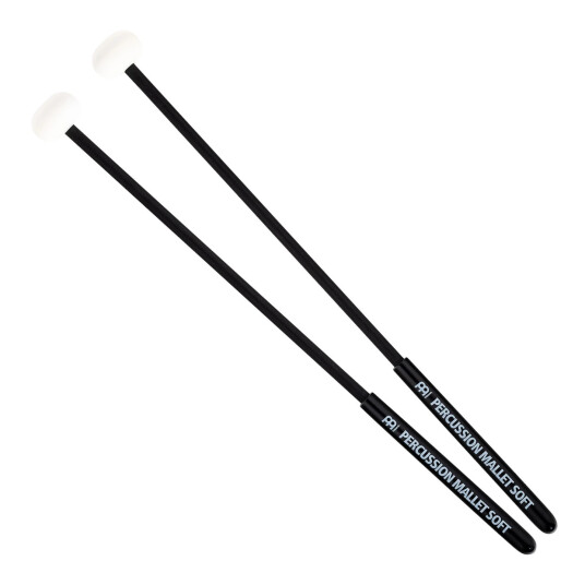 Meinl Mpms Percussion Mallet Soft Oval Rubber HeadWhite
