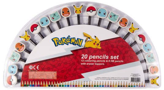 Kids Licensing Pencils 20 pcs Pokemon 061507020 Kids Licensing Pencils 20 pcs Pokemon 061507020