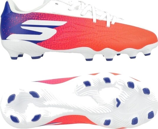 Skechers Razor 2 FG Sunset Hvit/rød/Blå Barn Gress (FG) størrelse 34 Skechers Razor 2 FG Sunset Hvit/rød/Blå Barn Gress (FG) størrelse 34