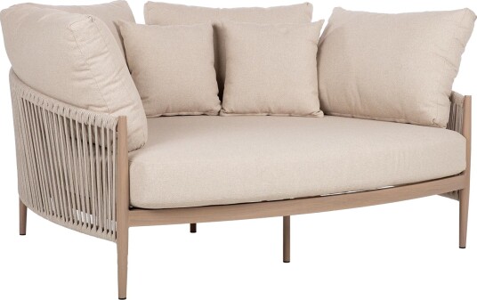 Sofa HOME4YOU Medina 163,5x135x71,5 cm beige Beige