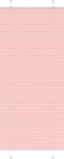 plisségardin Rosa 100x200 cm Stoff Bredde 99,4 Polyester