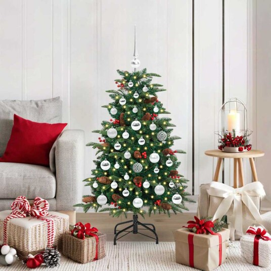 Kunstig juletre grønn 120 cm PVC og Metall og Plast