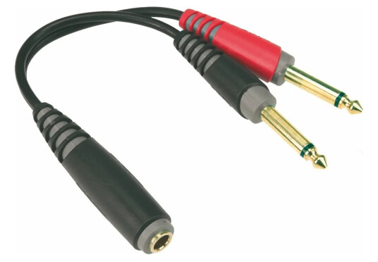 Klotz AYS-5 Y-Kabel Jack Stereo Hun til 2x Jack Han Mono 0,2 m