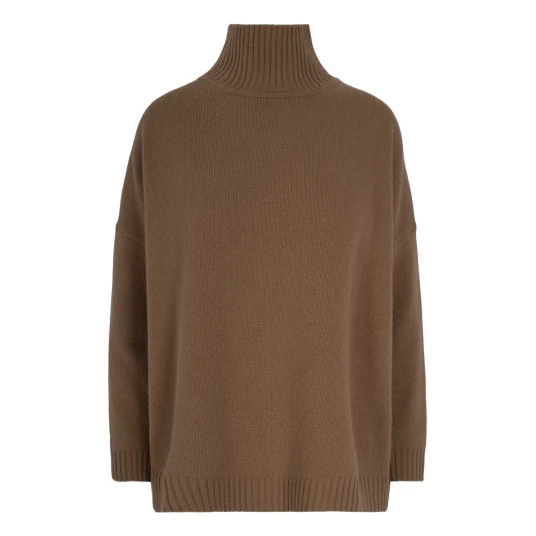 Max Mara Dame Strikkevarer Brun M,