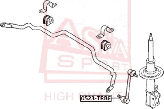 stang, stabilisator ASVA 0523-TRBF