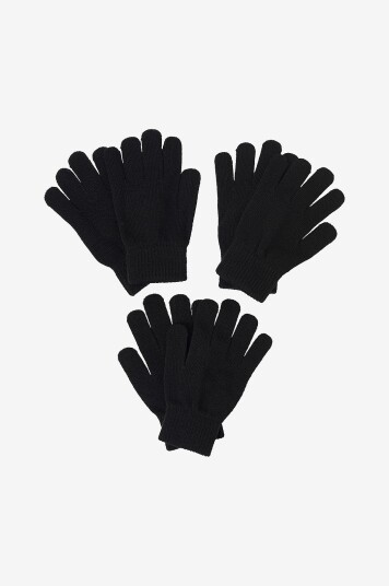 Name It Kids Hansker nknMagic Gloves 3 pakning Svart Name It Kids Hansker nknMagic Gloves 3 pakning Svart