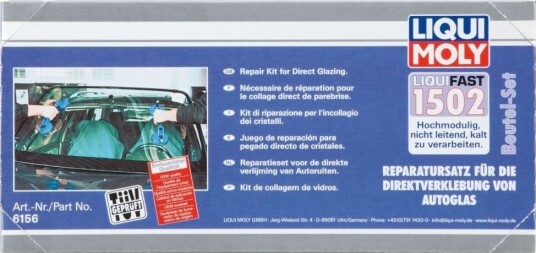 LIQUI MOLY 6156 Reparasjonssett, ruteinnklebing