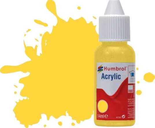 Humbrol Akryl No 74 Linen - Matt 14ml Dropper Bottle