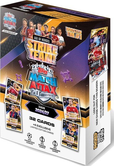 Topps Match Attax UEFA Club Competitions Booster Tin Samlekort